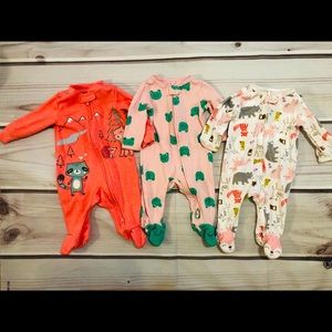 Carter’s 3 month sleeper bundle.